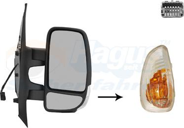 Van Wezel 3799802 - Outside Mirror onlydrive.pro