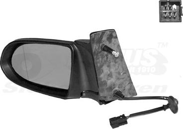 Van Wezel 3790807 - Outside Mirror onlydrive.pro