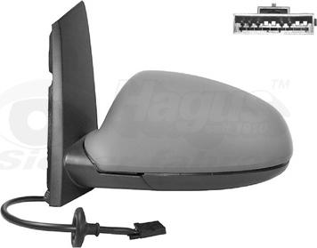 Van Wezel 3749807 - Outside Mirror onlydrive.pro