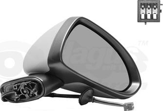 Van Wezel 3750806 - Outside Mirror onlydrive.pro