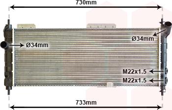 Van Wezel 37002203 - Jäähdytin,moottorin jäähdytys onlydrive.pro