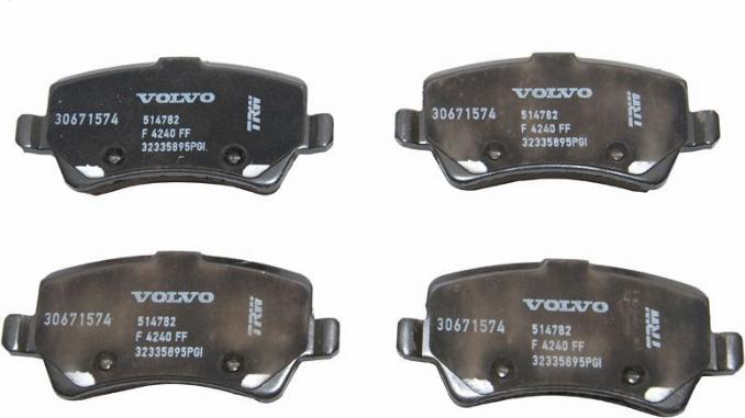 Volvo 30671574 - Brake Pad Set, disc brake onlydrive.pro