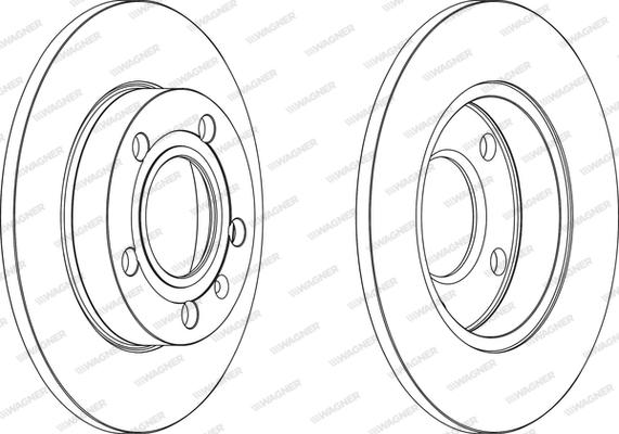 Blue Print ADV184323 - Brake Disc onlydrive.pro