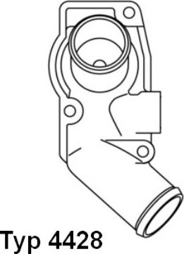 WAHLER 4428.92D - Termostaatti, jäähdytysneste onlydrive.pro