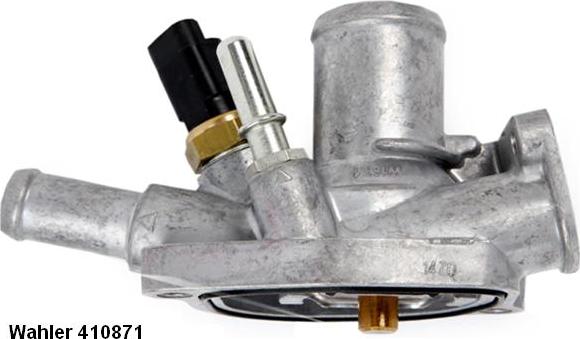 WAHLER 410871.80D - Coolant thermostat / housing onlydrive.pro