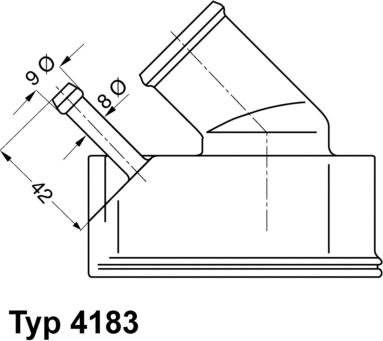 WAHLER 4183.92D - Termostatas, aušinimo skystis onlydrive.pro