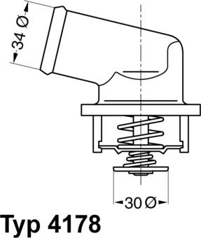 WAHLER 4178.92D - Coolant thermostat / housing onlydrive.pro