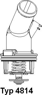 WAHLER 4814.92D - Coolant thermostat / housing onlydrive.pro