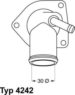 WAHLER 4242.92D - Coolant thermostat / housing onlydrive.pro