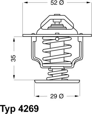 WAHLER 426978D - Coolant thermostat / housing onlydrive.pro