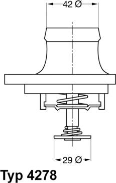 WAHLER 427880D - Coolant thermostat / housing onlydrive.pro