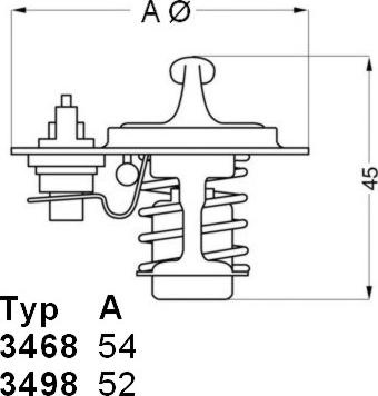 WAHLER 3498.88D - Termostats, Dzesēšanas šķidrums onlydrive.pro