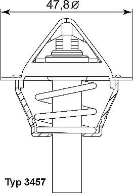 WAHLER 3457.90D - Termostaat,Jahutusvedelik onlydrive.pro