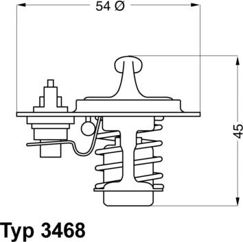 WAHLER 3468.88D - Termostaat,Jahutusvedelik onlydrive.pro