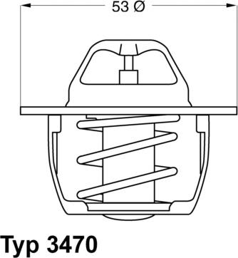 WAHLER 347089D50 - Термостат охлаждающей жидкости / корпус onlydrive.pro