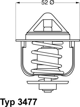 WAHLER 347788D - Coolant thermostat / housing onlydrive.pro