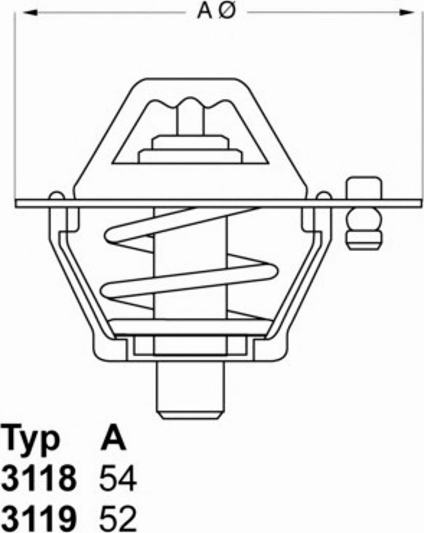 WAHLER 311888 - Termostaat,Jahutusvedelik onlydrive.pro