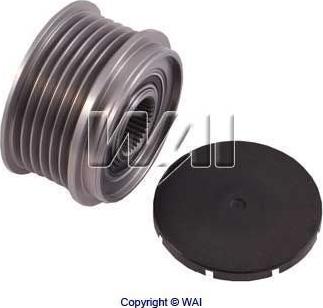 WAI 24-91117 - Pulley, alternator, freewheel clutch onlydrive.pro