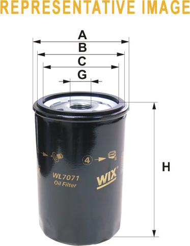 WIX Filters WL7165 - Oil Filter onlydrive.pro