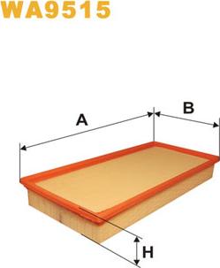WIX Filters WA9515 - Õhufilter onlydrive.pro
