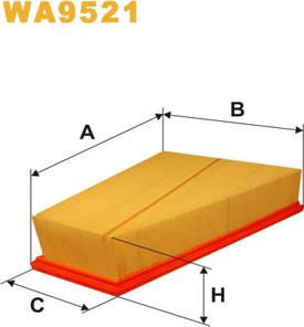 WIX Filters WA9521 - Õhufilter onlydrive.pro