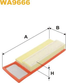 WIX Filters WA9666 - Õhufilter onlydrive.pro