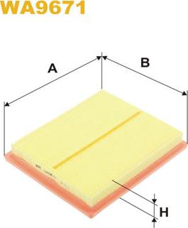 WIX Filters WA9671 - Õhufilter onlydrive.pro