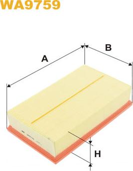 WIX Filters WA9759 - Õhufilter onlydrive.pro