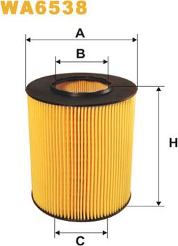 WIX Filters WA6538 - Air Filter, engine onlydrive.pro