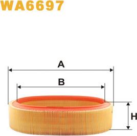 WIX Filters WA6697 - Oro filtras onlydrive.pro