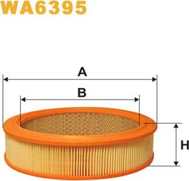WIX Filters WA6395 - Air Filter, engine onlydrive.pro