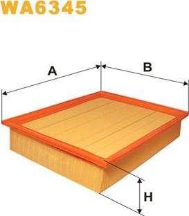 WIX Filters WA6345 - Õhufilter onlydrive.pro