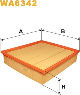 WIX Filters WA6342 - Õhufilter onlydrive.pro
