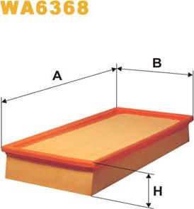 WIX Filters WA6368 - Õhufilter onlydrive.pro