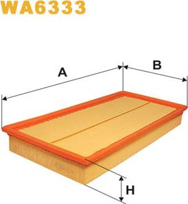 WIX Filters WA6333 - Õhufilter onlydrive.pro