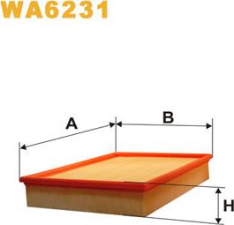 WIX Filters WA6231 - Õhufilter onlydrive.pro