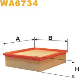 WIX Filters WA6734 - Õhufilter onlydrive.pro