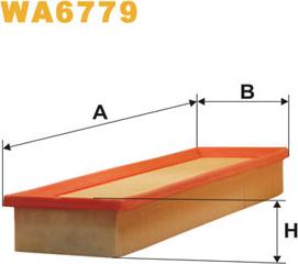 WIX Filters WA6779 - Õhufilter onlydrive.pro