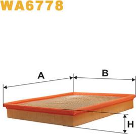 WIX Filters WA6778 - Ilmansuodatin onlydrive.pro