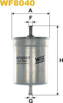 WIX Filters WF8040 - Fuel filter onlydrive.pro