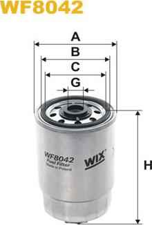 WIX Filters WF8042 - Fuel filter onlydrive.pro