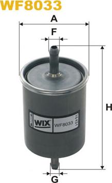 WIX Filters WF8033 - Fuel filter onlydrive.pro