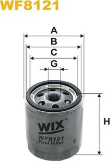 WIX Filters WF8121 - Kütusefilter onlydrive.pro