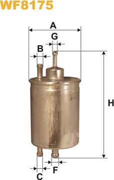 WIX Filters WF8175 - Kütusefilter onlydrive.pro