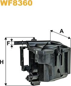 WIX Filters WF8360 - Degvielas filtrs onlydrive.pro