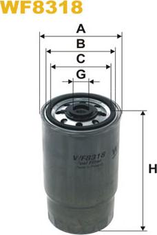 WIX Filters WF8318 - Kütusefilter onlydrive.pro