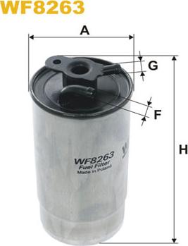 WIX Filters WF8263 - Kütusefilter onlydrive.pro