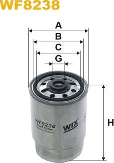 WIX Filters WF8238 - Kütusefilter onlydrive.pro