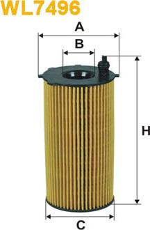 WIX Filters WL7496 - Oil Filter onlydrive.pro