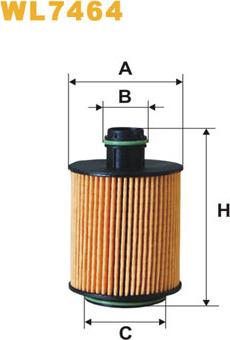 WIX Filters WL7464 - Oil Filter onlydrive.pro